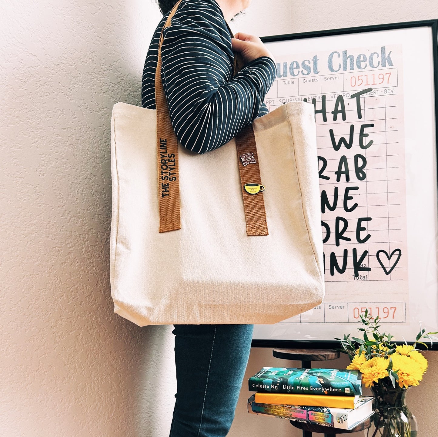 Pin & Carry Signature Tote Bag