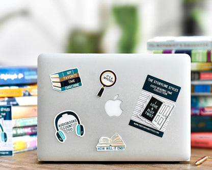 Cozy Reading Time Sticker Collection (5 stickers included)