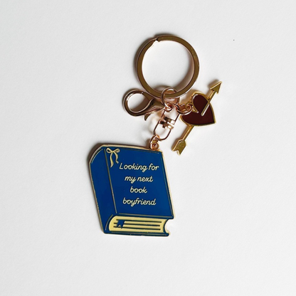 Book Boyfriend Keychain and Bag Charm