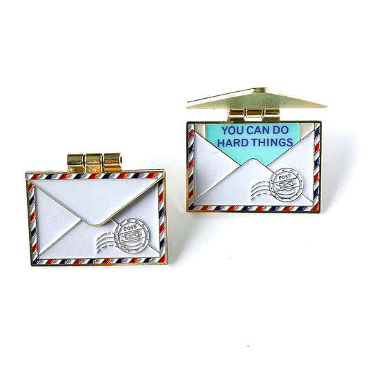 You Can Do Hard Things Envelope Pin