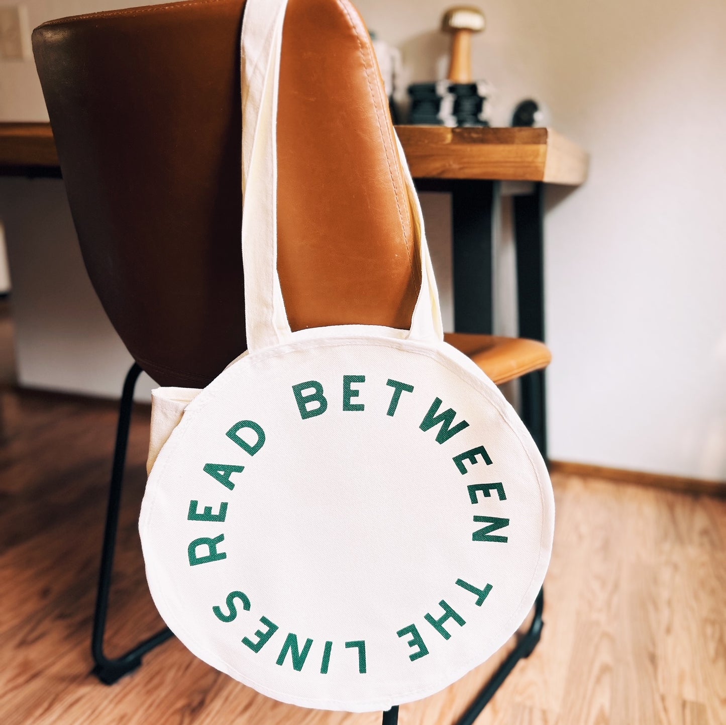 Read Between the Lines Circle Tote