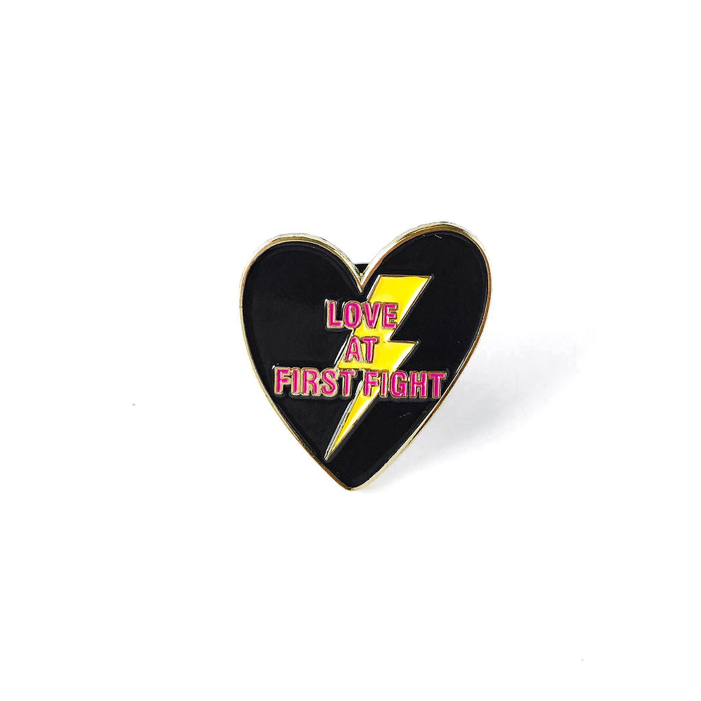 Love at First Fight Pin