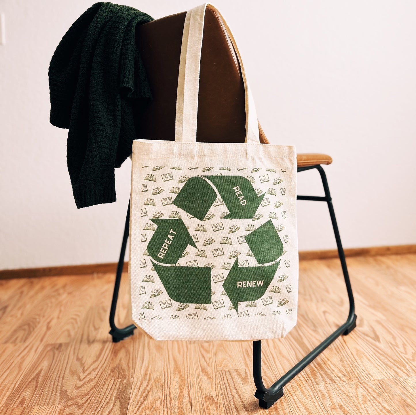 Read Renew Repeat Tote Bag