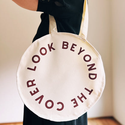 Look Beyond the Cover Circle Tote