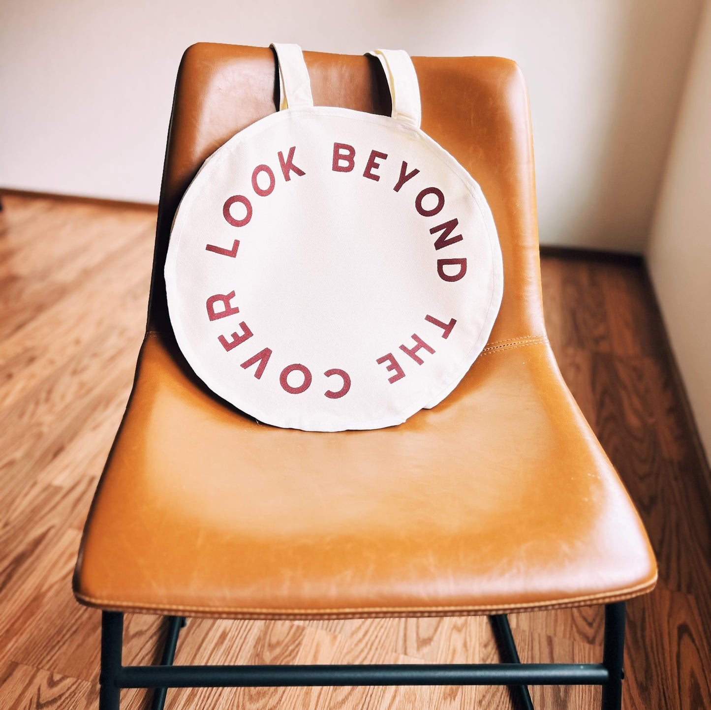 Look Beyond the Cover Circle Tote