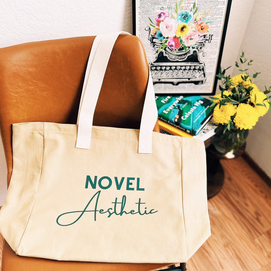 Novel Aesthetic Tote Bag