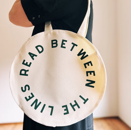 Read Between the Lines Circle Tote