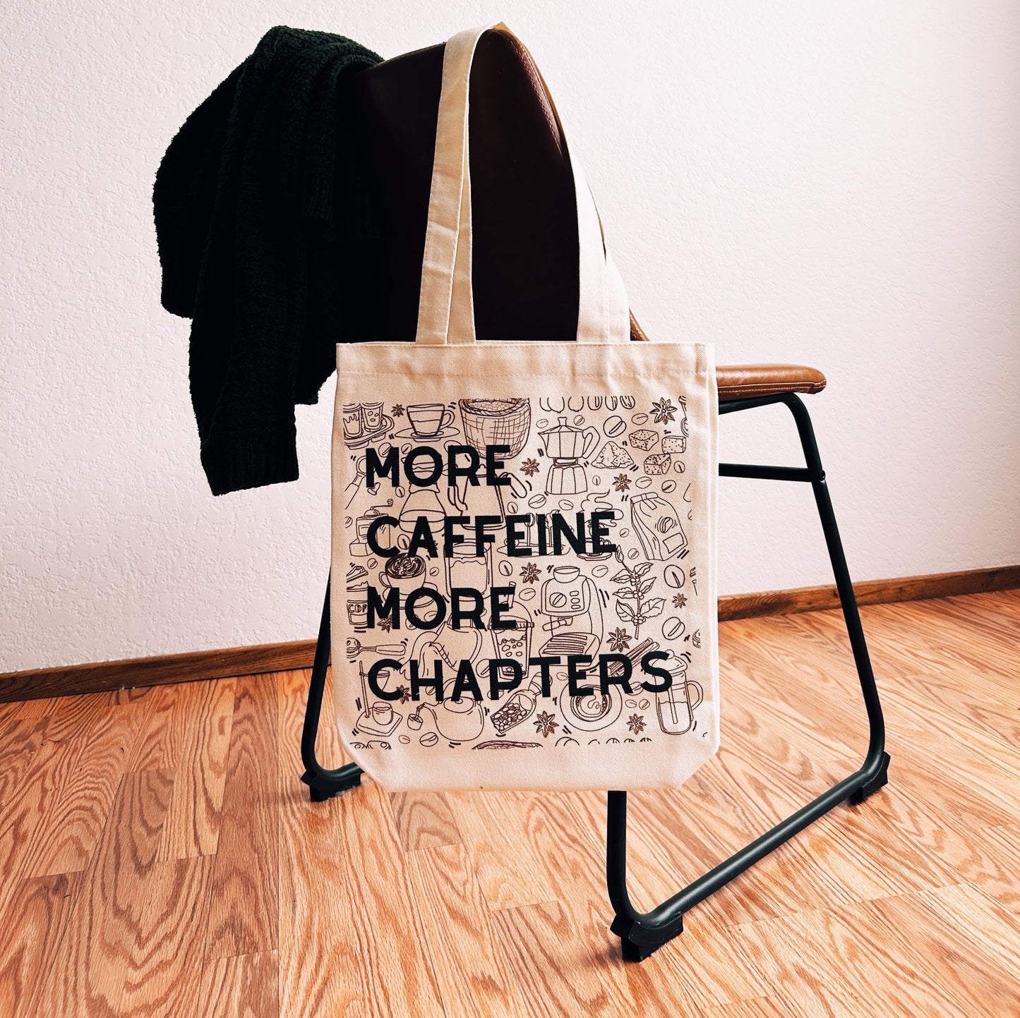 Café Reads Tote & Pins Gift Set