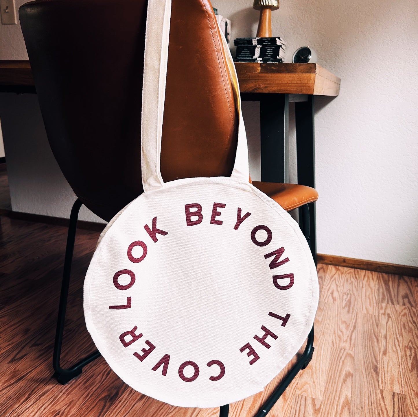 Look Beyond the Cover Circle Tote