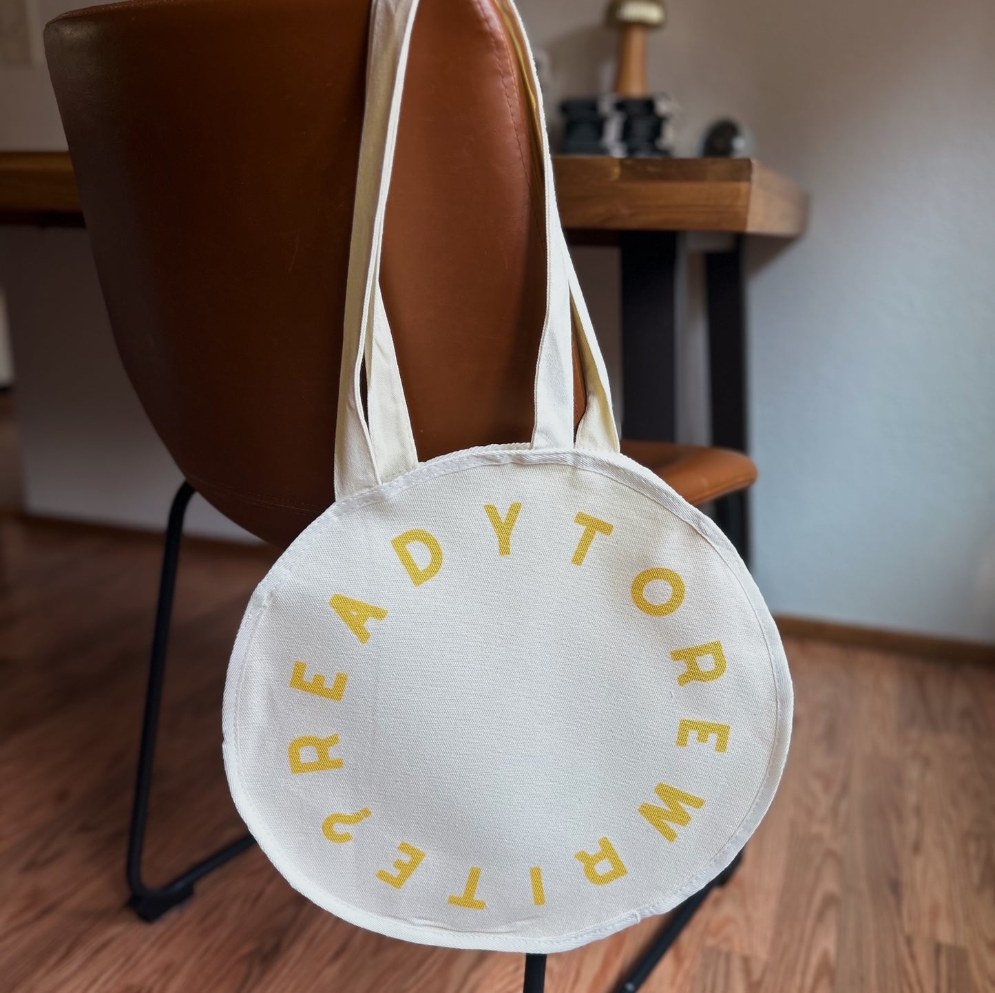 Ready to Rewrite Circle Tote Bag