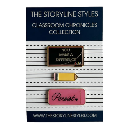 Classroom Chronicles Pin Set