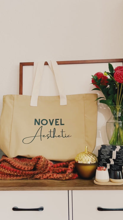 Novel Aesthetic Tote Bag